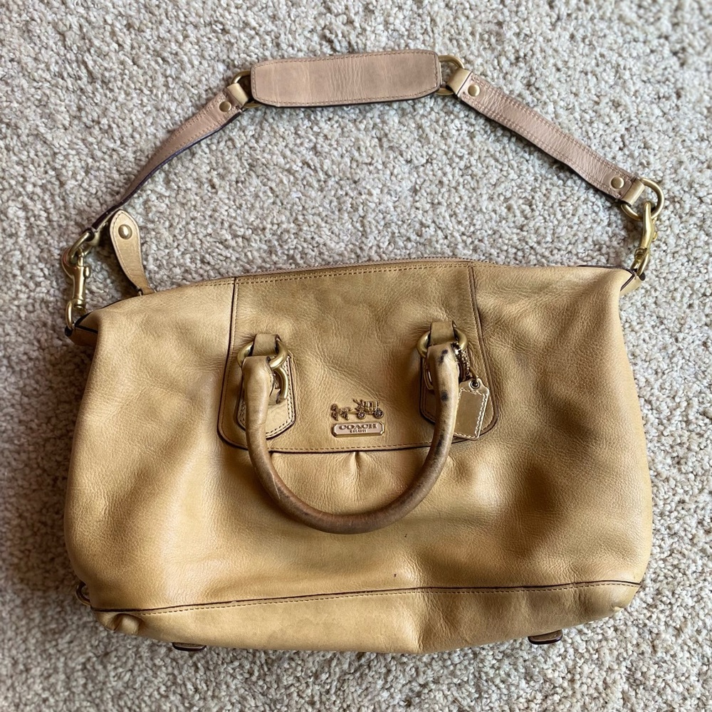 Coach Tan Leather Women's Bag